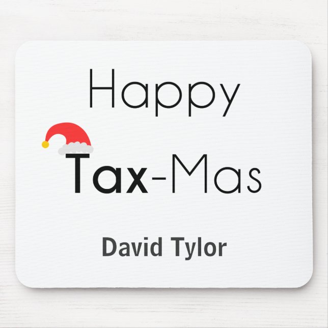 Mousepad Feliz TaxMas (Frente)