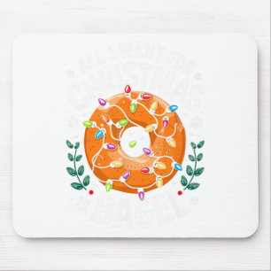 Mousepad Feliz Xmas Tudo O Que Quero É Que Homens De Bagel