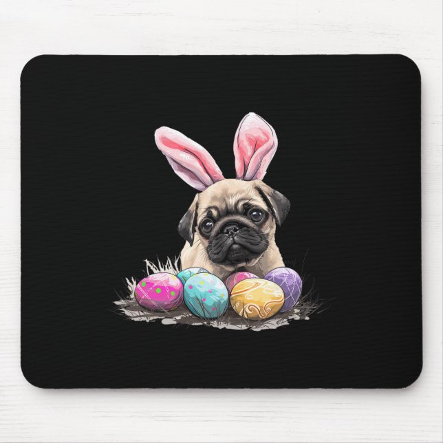 Mousepad Felz pascoa Cachorro Páscoa Páscoa Cachorro Cachor (Frente)