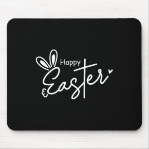 Mousepad Felz pascoa Christian Cross Easter Bunny 1