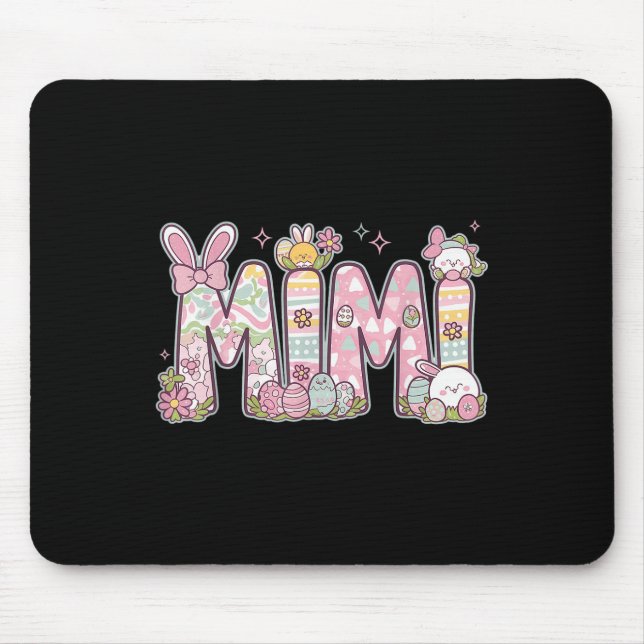 Mousepad Felz pascoa Coquette Páscoa Coquette Coelho Coelho (Frente)