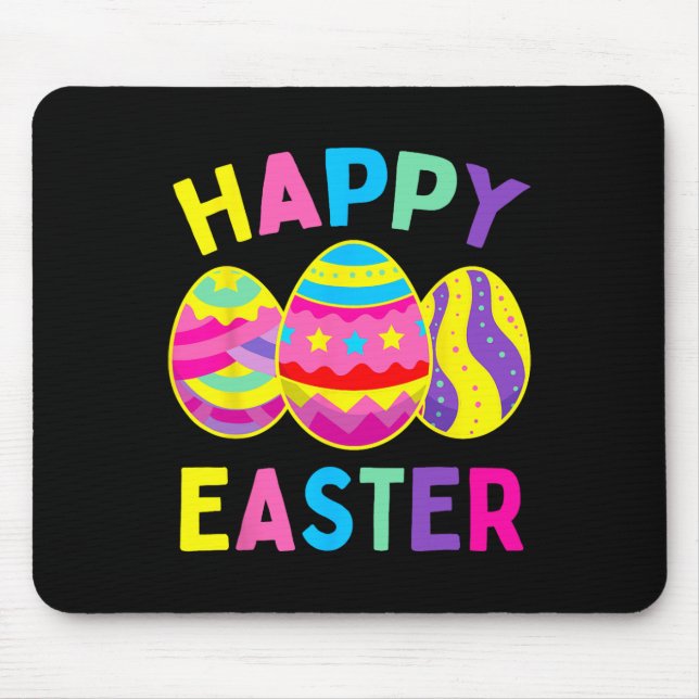 Mousepad Felz pascoa Dia de Caça ao Ovo Coelhinho da Páscoa (Frente)