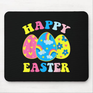 Mousepad Felz pascoa Dia Engraçado Caça Ao Ovo Coelhinho Da