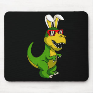Mousepad Felz pascoa Dinossauro Coelhinho Orelha Páscoas Me