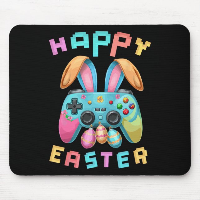 Mousepad Felz pascoa Engraçado Controladora de Jogos Cony G (Frente)