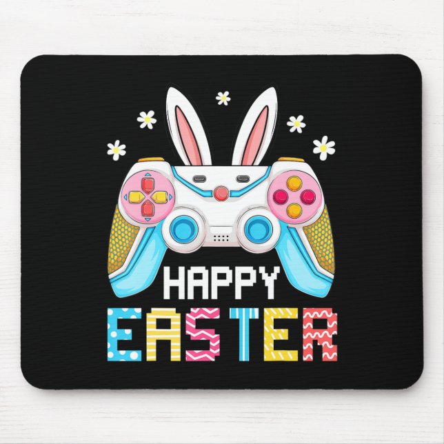 Mousepad Felz pascoa Gamer Video Game Páscoa Day Boys Todd (Frente)