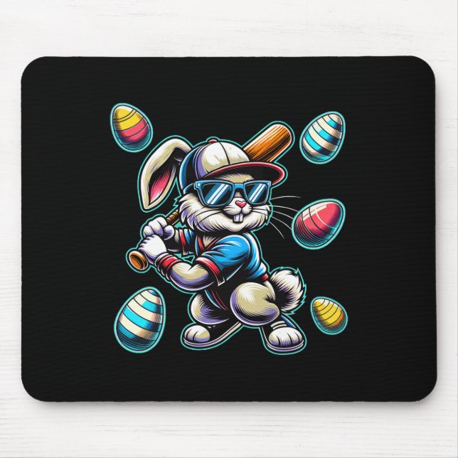 Mousepad Felz pascoa Vende Meninos Páscoa Páscoa Engraçada  (Frente)