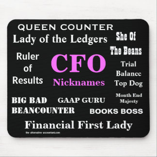 Mousepad Female CFO Nicknames Special Funny Title Gift