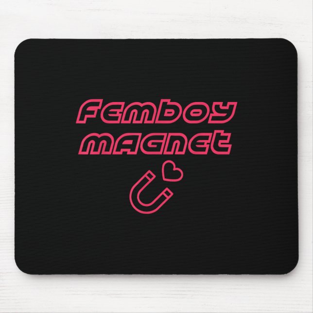 Mousepad Femboy Magnet Design (Frente)