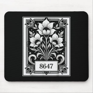 Mousepad Feminista Floral 8647 Anti-Trump Human Rights Engr