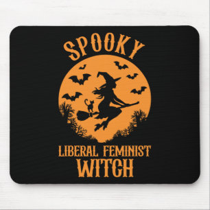 Mousepad Feminista Liberal Witist Vintage Halloween