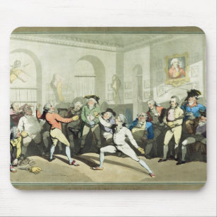 Mousepad Fencing Academia do Sr. H Angelo, gravada por