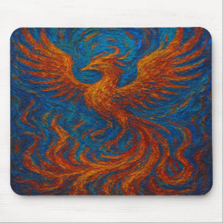 Mousepad Fênix Abstrato