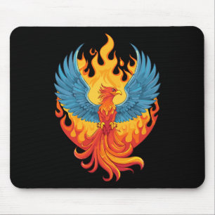 Mousepad Fênix mitológica fantástica brilhante