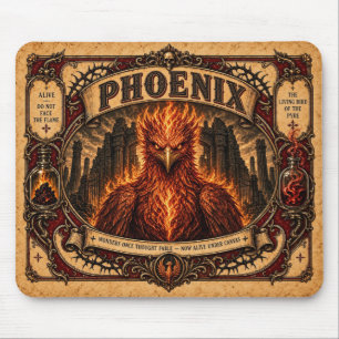 Mousepad Fênix, Monstro de Circo Vintage