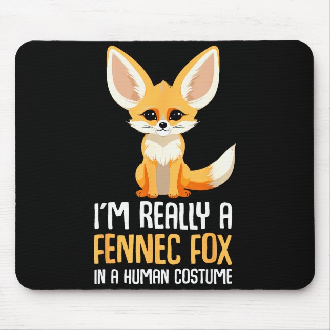 Mousepad Fennec Fox Costume Girls Fox  (Frente)