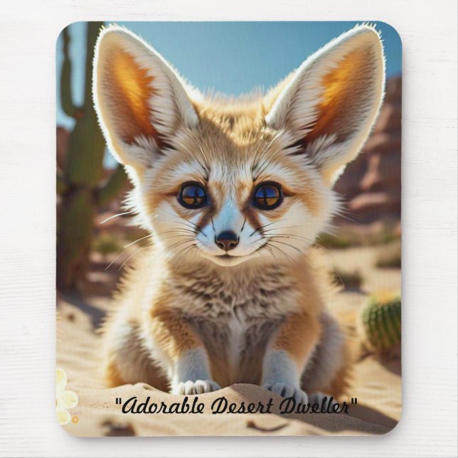 Mousepad "Fennec Fox Delight" (Frente)