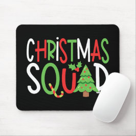 Mousepad Feriado da Família de Esquadrão de Natal Engraçado