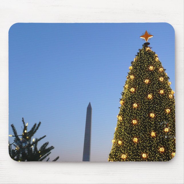Mousepad Feriado das Árvores de Natal II em DC (Frente)