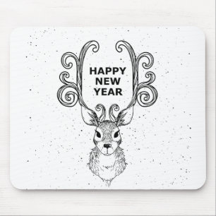 Mousepad Feriado de Natal do Velho Ano Novo