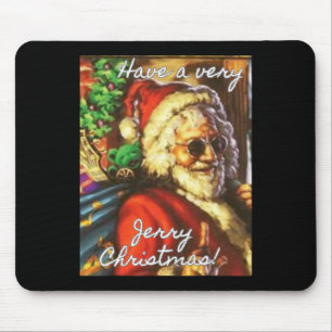 Mousepad Feriado de Papais noeis de Garcia de Natal muito J