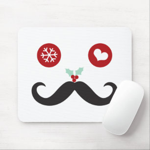 Mousepad Feriado Engraçado Engraçado Bobo Enfrentado com Ne