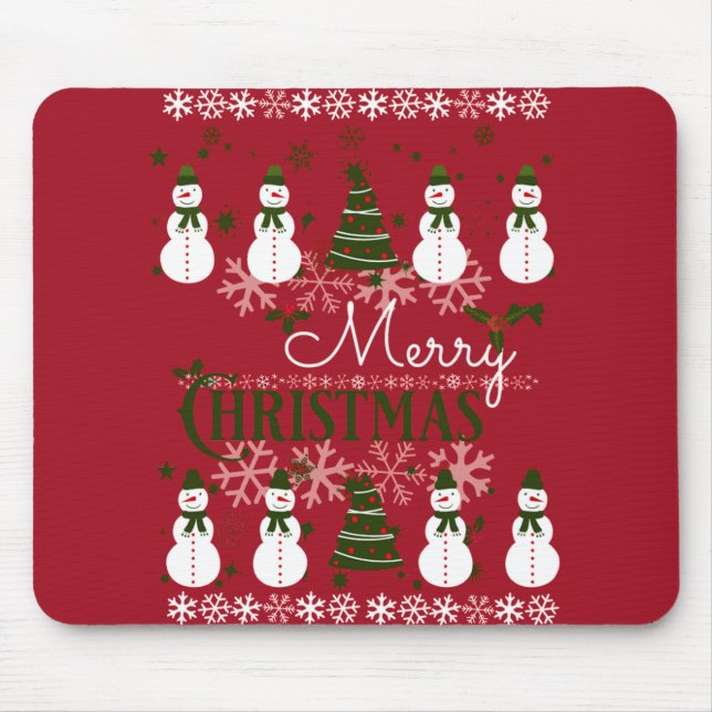 Mousepad Feriado Feio Feliz Natal (Frente)