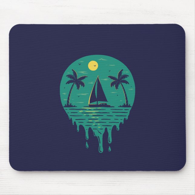 Mousepad Feriado tropical (Frente)
