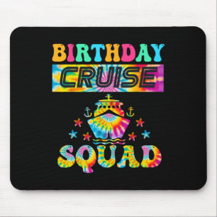Mousepad Férias Cruise Squad Cruising de Birthday Correspon
