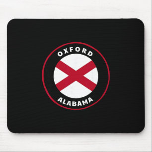 Mousepad Férias da Bandeira do Estado de Oxford Alama Al Dg