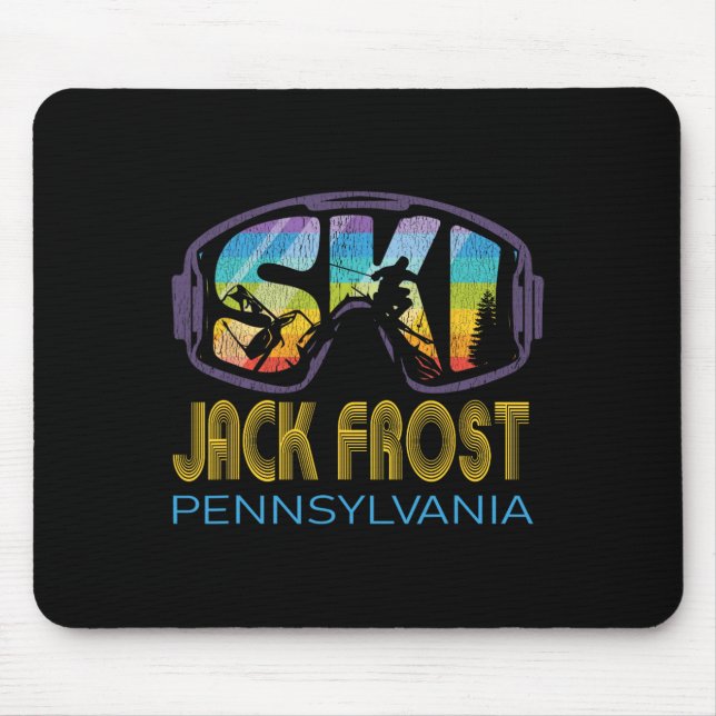 Mousepad Férias de Esqui Jack Frost Pensilvânia  (Frente)