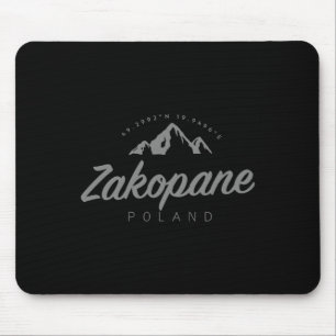 Mousepad Férias de montanha em Zakopane esquiando Polônia 