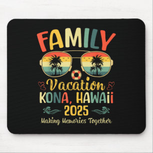 Mousepad Férias de Verão em Família na Praia de Kona Havaí