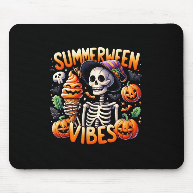Mousepad Férias de Verão Summerberry Skeleton Ice (Frente)