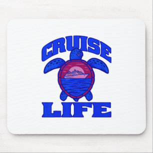 Mousepad Férias de Viagem de Cruzeiro para Família para Hom