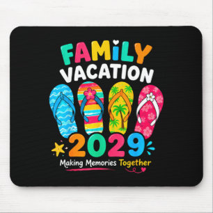 Mousepad Férias em família 2029 viagens de verão à praia em