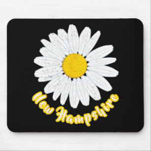 Mousepad Férias em New Hampshire Campo de Flores Pétalas de