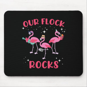 Mousepad Férias Familiares De Flamingo Correspondendo A Nos