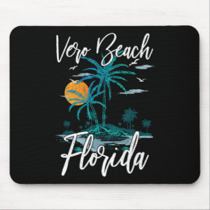 Mousepad Férias Familiares Retro Sunset Florida Vero Beach