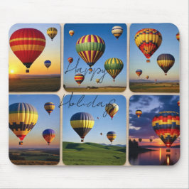 Mousepad Férias Felizes-Balões de Ar Quente