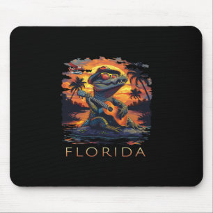 Mousepad Férias na Flórida Jacaré Fofo
