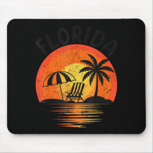 Mousepad Férias na Flórida Verão Pôr do Sol Vibrações de Pr