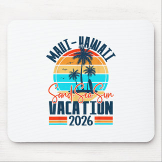 Mousepad Férias no Havaí Maui 2026 Lembrança Família Combin