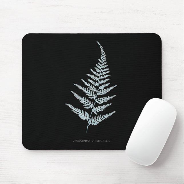 Mousepad Fern - Gymnogramma L’herminieri. Efeito de raios X (Com mouse)