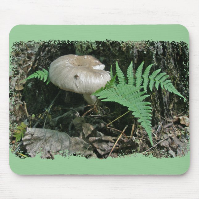 Mousepad Fern & Mushroom em Itens de Coordenação de Atoques (Frente)