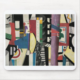 Mousepad Fernand Léger, The City, 1919, Cartão Postal Moder