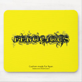 Mousepad Feroz Personalizado Para o Seu Nome