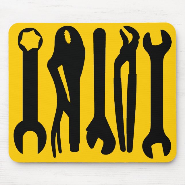Mousepad Ferramentas - âmbar (Frente)