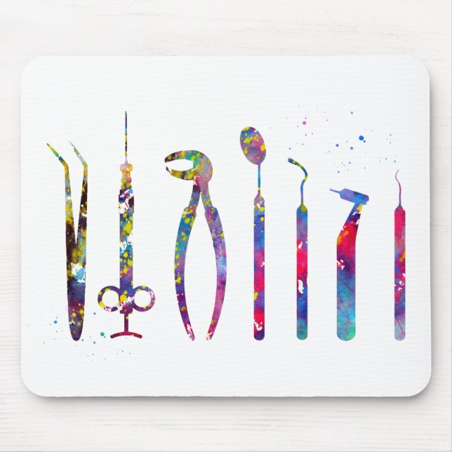 Mousepad Ferramentas Dentist (Frente)