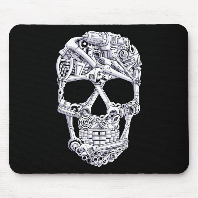 Mousepad Ferramentas Mecânicas De Carro Figurino De Hallowe (Frente)